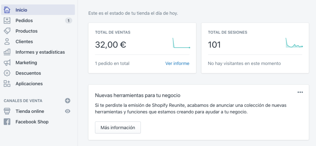 Panell Shopify