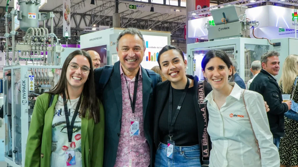 BizMarketing team, a B2B marketing agency specialized in industrial environments, at hispack 2024