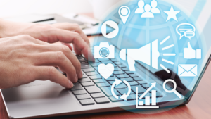 Imatge d'ordinador amb accions d'inbound marketing