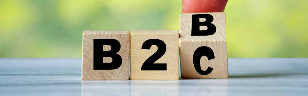 Imatge que simbolitza la transformació d'una estratègia de màrqueting B2C a les millors estratègies de màrqueting B2B