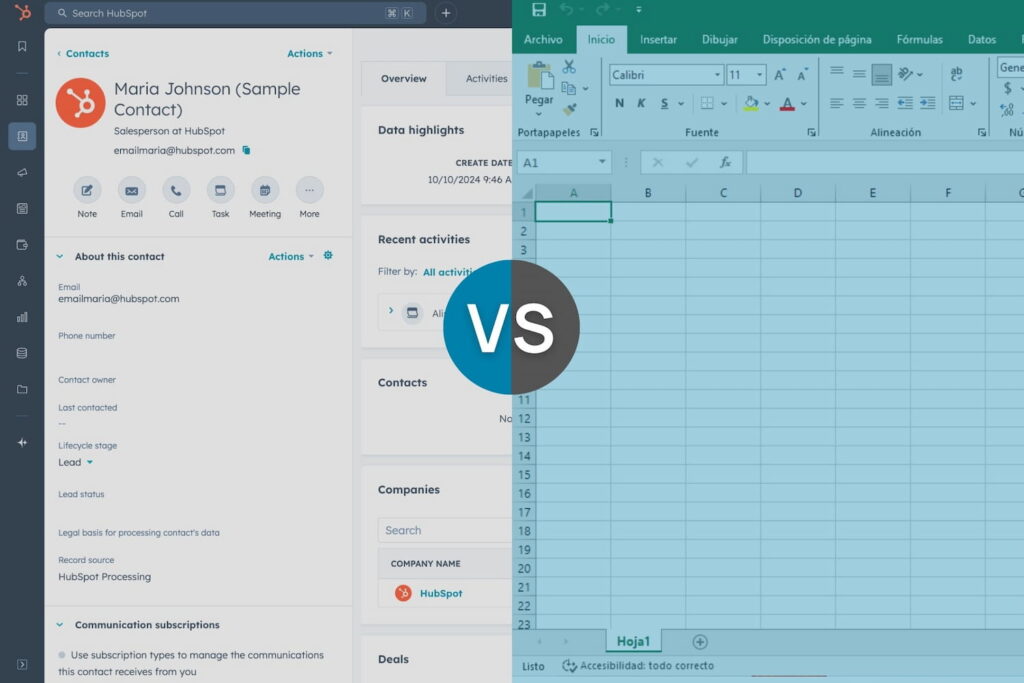 crm vs excel impacte en mercats B2B industriales