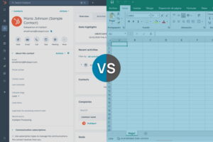 crm vs excel impacto en mercados B2B industriales